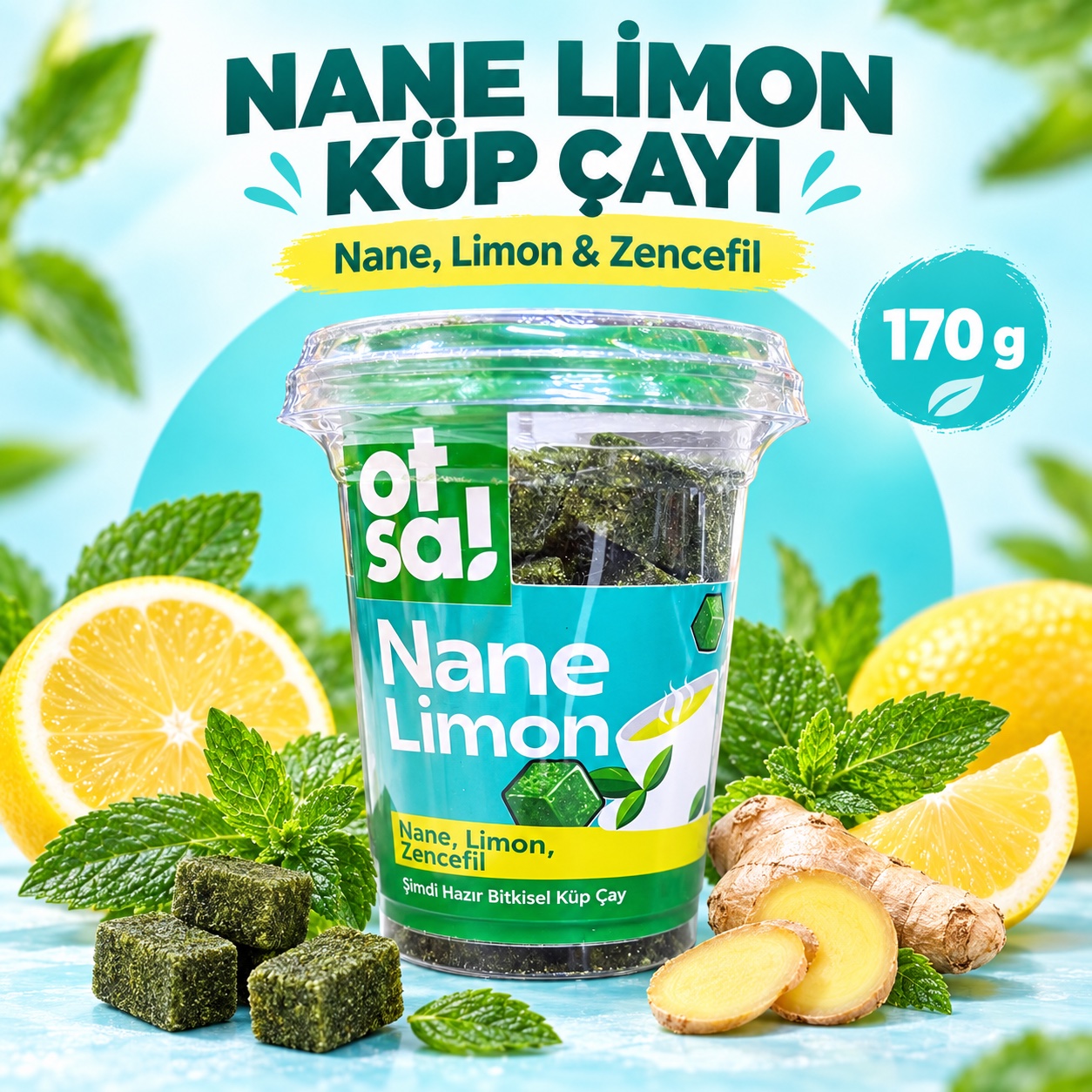 OTSA Nane Limon Küp Çayı 170 gr