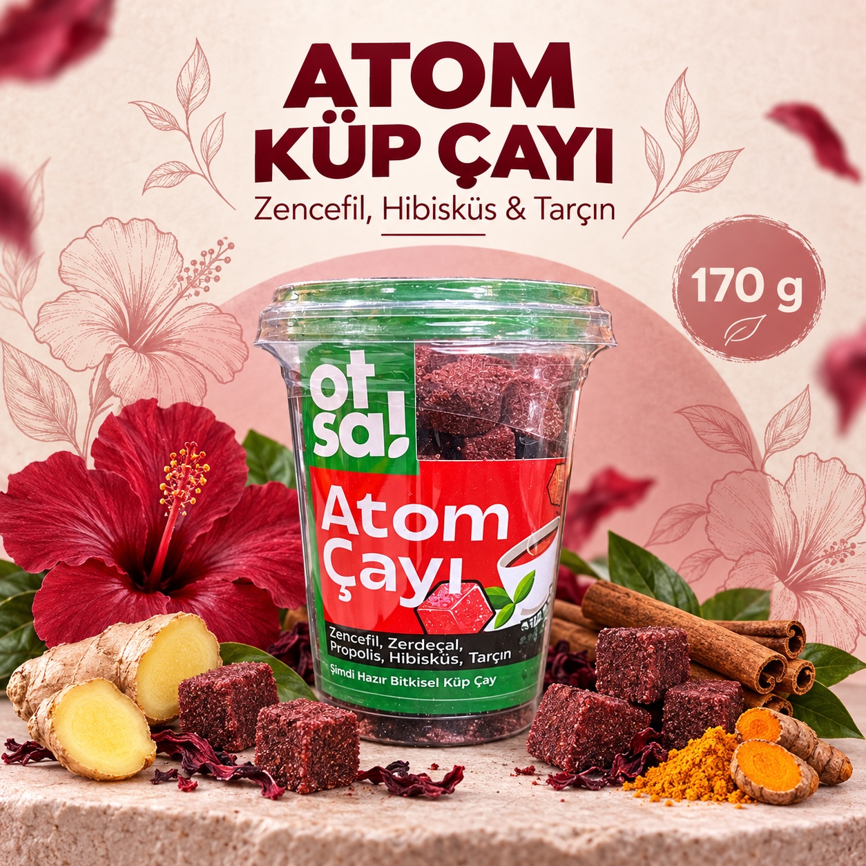 OTSA Atom Küp Çayı 170 gr